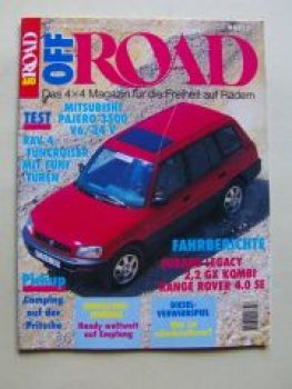 Off Road 10/1995 Pajero 3500 V6/24V,Rav4 Funcruiser