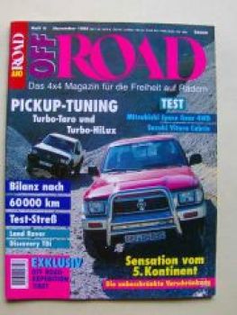 Off Road 11/1995 Space Gear 4WD,Vitara Cabrio,Discovery Tdi