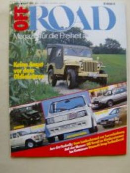 Off Road 4/1985 Fiat Panda Cabrio, Subaru 1800,VW Passat 32b