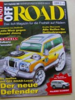 Off Road 9/2002 Lada Niva gegen Suzuki Jimny,Pajero Classic