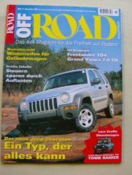 Off Road 11/2001 Vergleich Freelander TD4 & Grand Vitara 2.0TD