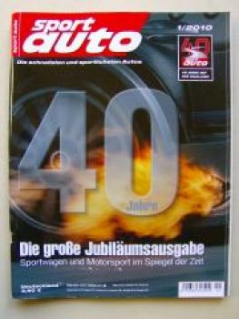 sport auto 1/2010 40 Jahre BMW 2000tii,908,Alpine A110,Veritas R