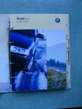 Skoda Genf 2001 Pressemappe