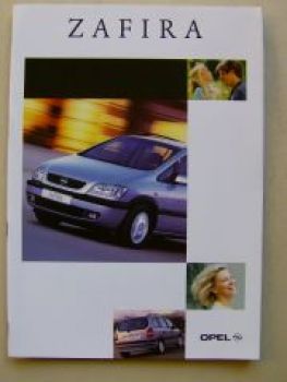 Opel Zafira A Prospekt Febraur 2000 +Preisliste