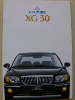 Hyundai XG30 Prospekt April 1999 NEU
