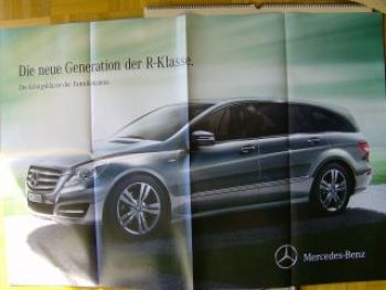 Mercedes Benz R-Klasse neue Generation Poster 2010 NEU