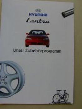 Hyundai Lantra Zubehörprogramm April 1998 NEU