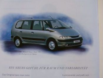 Renault Modellprogramm September 1997 NEU