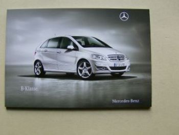 Mercedes Benz B-Klasse Prospekt BR245  Juni 2010