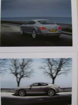Bentley Continental GT Coupè Fotomappe September 2010 NEU