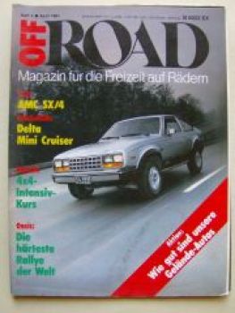 Off Road 4/1981 AMC Eagle, SX/4, Delta Mini Cruiser