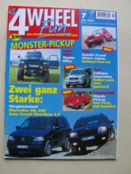 4 Wheel Fun 7/1999 Grand Vitara Cabrio, Mazda Pickup