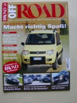 Off Road 11/2004 Fiat Panda 4X4, Abt Touareg VS10, Arden Range R
