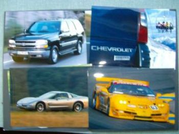 Chevrolet 2002 Pressemappe +Corvette+Motorsport