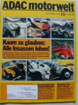 ADAC motorwelt November 1977 Rover 3500 Automatik