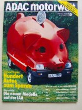 ADAC motorwelt Oktober 1981,IAA, R9, Daihatsu Charmant