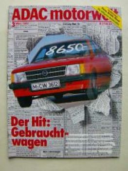 ADAC motorwelt März 1983 Mazda 626,Isdera Spyder