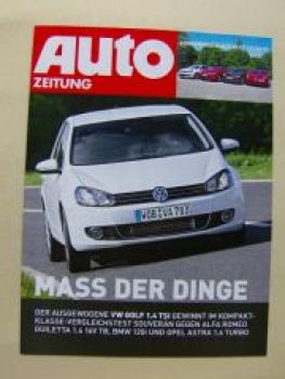 Auto Zeitung VW Golf6 14TSI im Vergleich