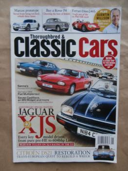 Thoroughbred & Classic Cars 1/2015 Marcos prototype, Ferrari Dino 246S, Rover P4, Jaguar XJS Special Anniversary,