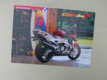 Honda CBR600F (G-Typ) Prospekt November 1996