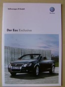 VW Eos Exclusiv Prospekt Mai 2010 NEU