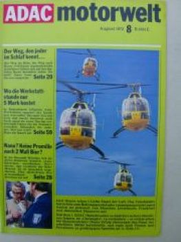 ADAC motorwelt August 1972 Peugeot 504 Diesel