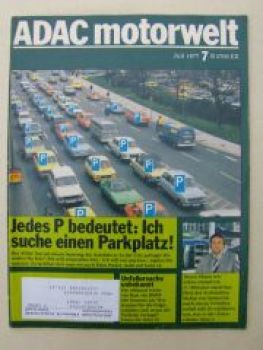 ADAC motorwelt Juli 1977 Citroen CX GTI, Saab 96 L Super