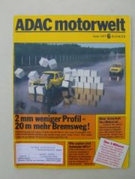 ADAC motorwelt Juni 1977 Citroen LN, Fiat 131,Ford Taunus
