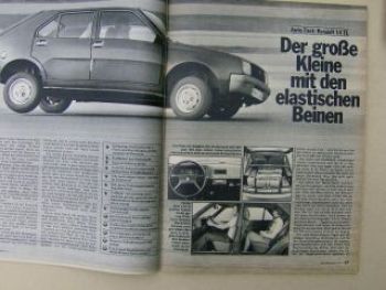 ADAC motorwelt April 1977 Renault 14 TL, Fiat 128, Ford Escort