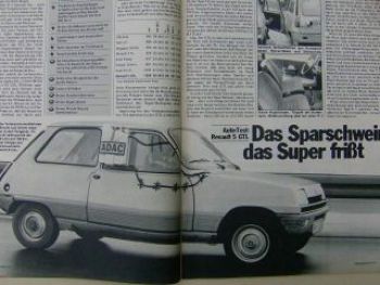 ADAC motorwelt Februar 1977 Renault 5 GTL