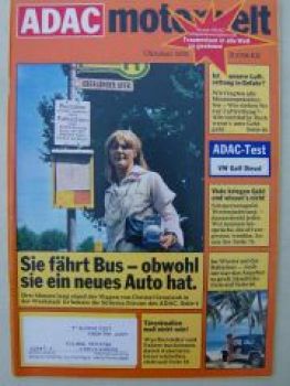 ADAC motorwelt Oktober 1976 VW Golf 1 Typ 17 Diesel