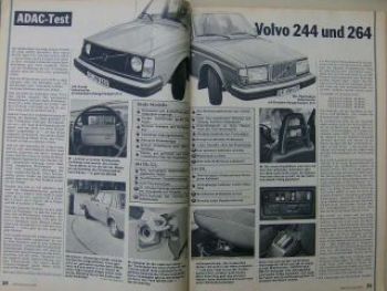ADAC motorwelt  Dezember 1974 Volvo 244 264