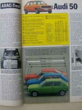 ADAC motorwelt Oktober 1974 Audi 50, ABS