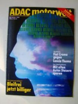 ADAC motorwelt Januar 1986 Fiat Croma vs. Lancia Thema