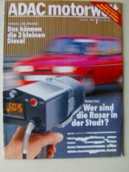 ADAC motorwelt Januar 1984 Daihatsu Charade Diesel