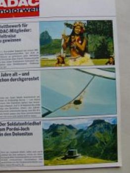 ADAC motorwelt November 1967 Simca 1100,Mazda Cosmo Sport