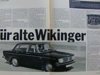 ADAC motorwelt August 1968 Volvo 144S, BMW 2500,BLMC,ABS