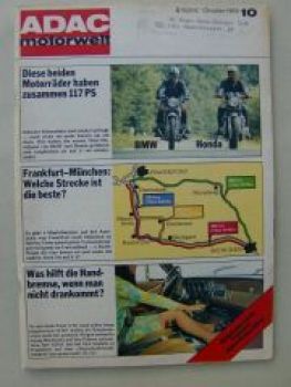 ADAC motorwelt Oktober 1969 IAA, BMW 750 Honda 750