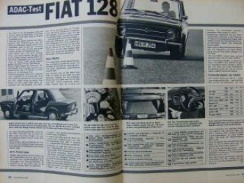 ADAC motorwelt Mai 1970 Fiat 128,alles über Bremsen
