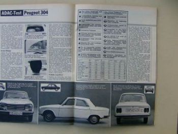 ADAC motorwelt März 1970 Peugeot 304