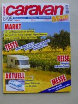 caravan 8/1995 Tabbert Diadem 515TD,Niesmann + Bischoff Flair 80
