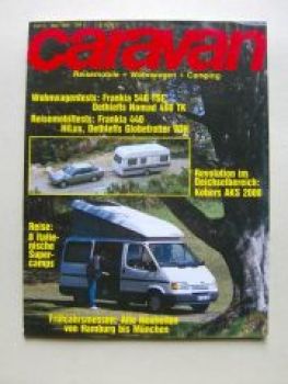 caravan 5/1989 Frankia 540TSE, Dethleffs Nomad 460TK