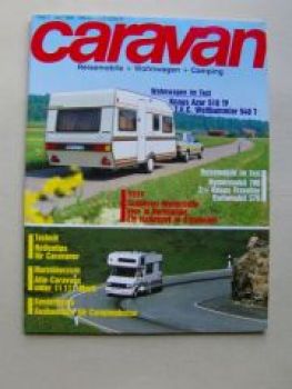 caravan 7/1989 Knaus Azur 510TF, T.E.C. Weltbummler 540T