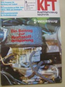 KFT 9/1982 Wartburg-Motor, IFA-W-50 Varianten, Citroen BX