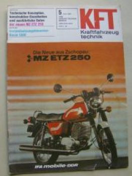 KFT 5/1981 MZ ETZ 250,OZ 250