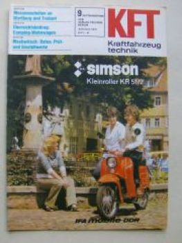 KFT 9/1980 Simson Kleinroller KR 51/2, Multicar 25