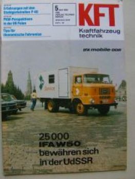 KFT 5/1980 IFA W50, Lada 1200 Kobmi, Fiat Elektrowagen