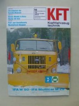 KFT 11/1978 KamAS-Motoren, Skoda 120GLS,IFA W50,Multicar M25