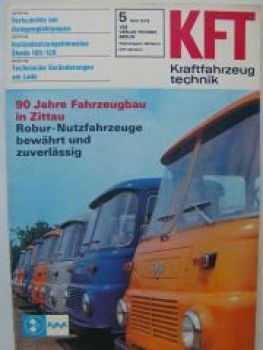 KFT 5/1978 90 Jahre Fahrzeugbau in Zittau,Trabant 601 GS