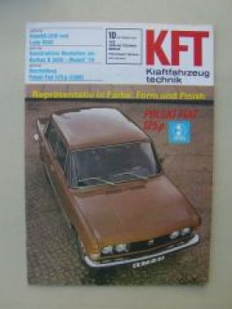 KFT 10/1977 Barkas B1000, KamAS LKW, Lada 1600,Polski Fiat